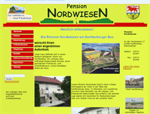 Tablet Screenshot of pension-nordwiesen.de